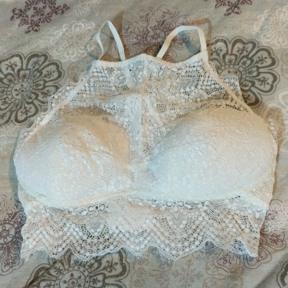 Lace white brallet
